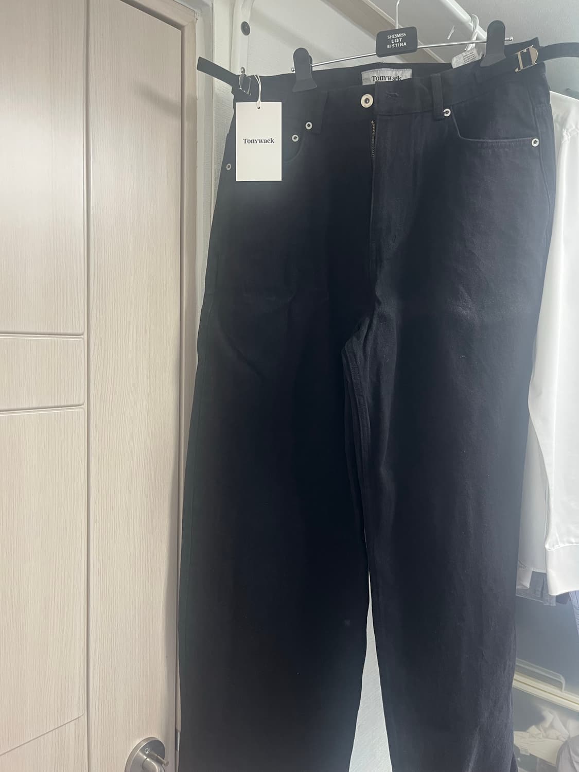Tonywack Wide-leg rinsed denim 상품이미지1