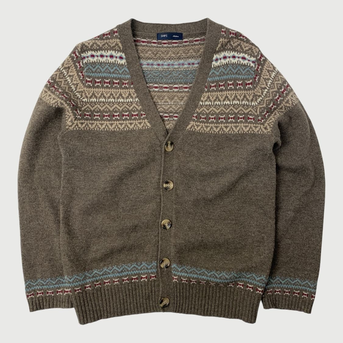 [M/정품] SHIPS 모 니트 가디건 L1-0004 상품이미지1