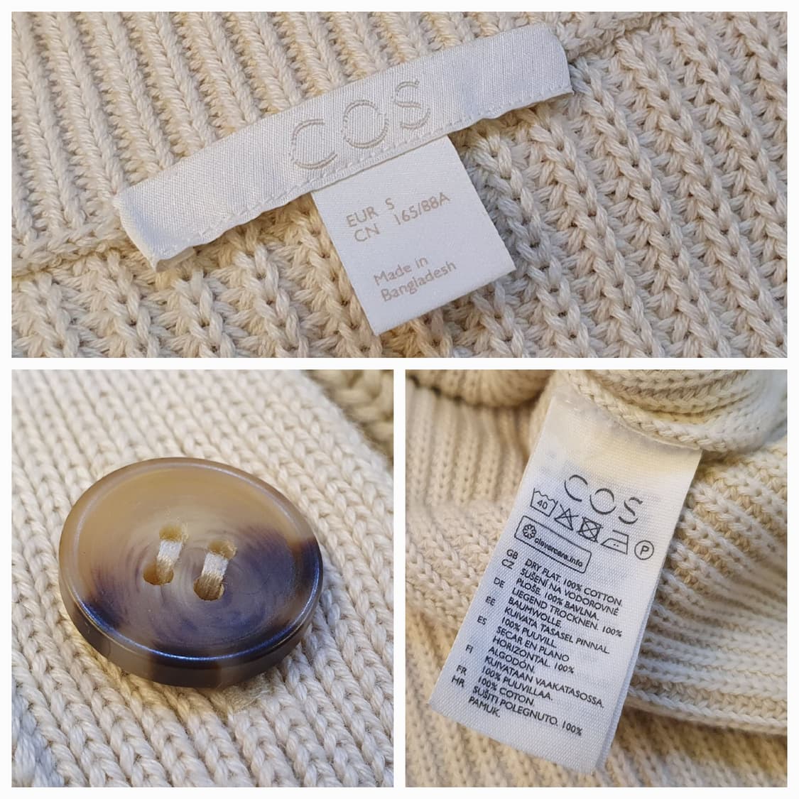 77.88.COS 박스 가디건 상품이미지7