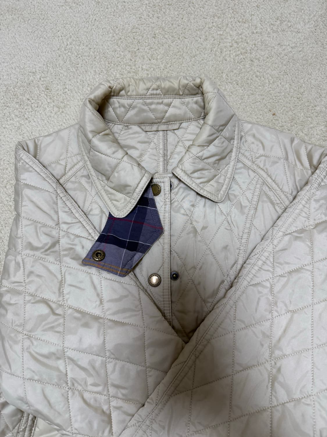 바버 퀄팅 패딩 자켓 상품이미지4