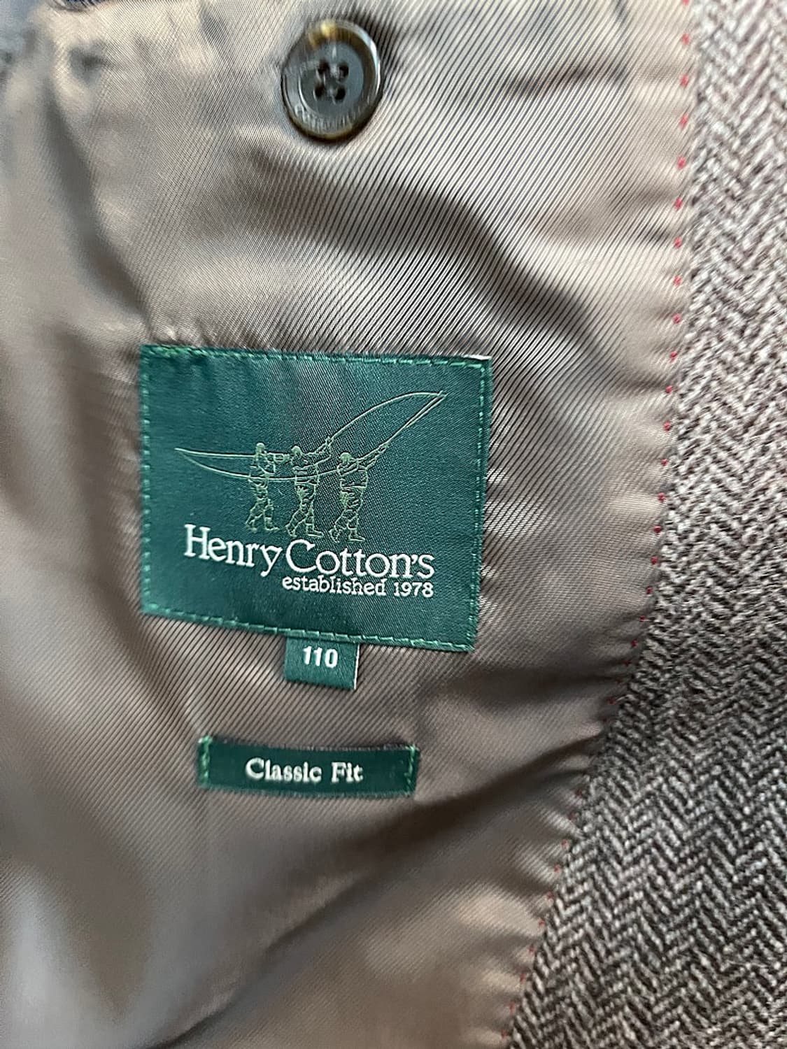 110) 헨리코튼 헤링본 자켓  상품이미지5