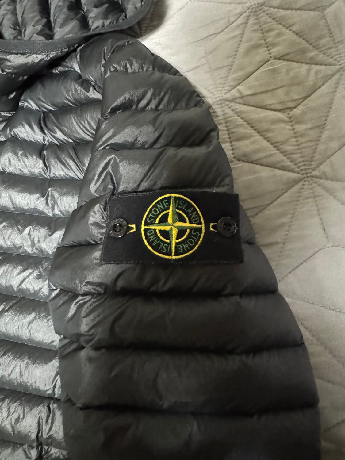 [XL] 스톤아일랜드 룸우븐 경량패딩 후드 집업 자켓 롱패딩 상품이미지2