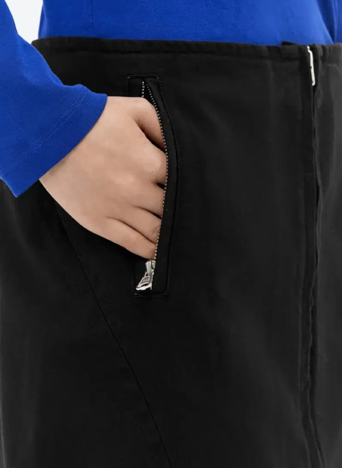 누마레 EE 지퍼 미디 스커트 S 상품이미지9