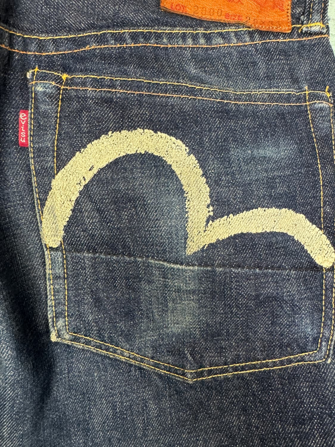 빈티지 00s 오리지널 에비수 evisu lot2000 셀비지 데님 29 상품이미지8
