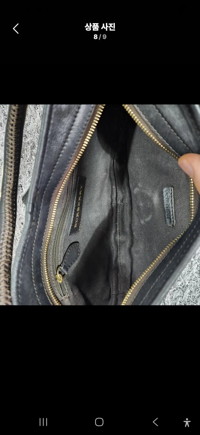 버버리 레드 숄더백 상품이미지8