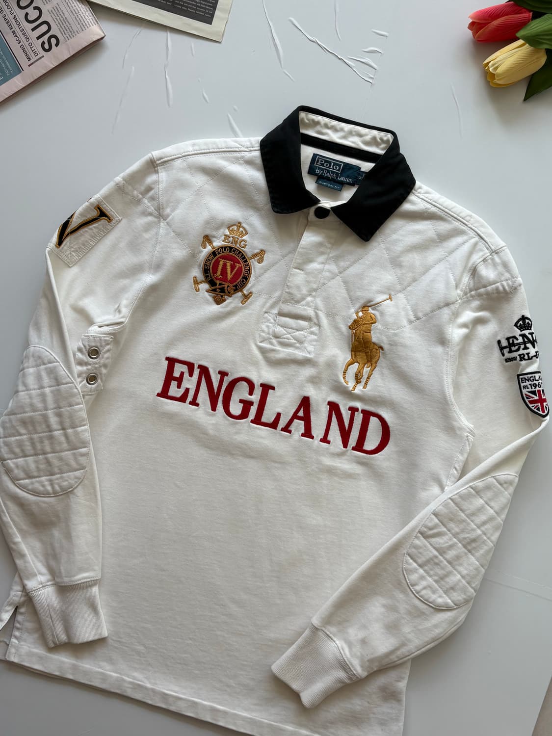 Polo 폴로랄프로렌 잉글랜드 럭비 티셔츠 상품이미지3
