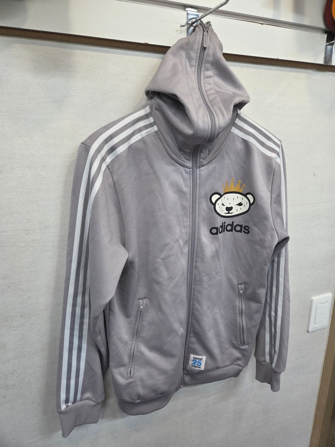 아디다스 니고베어 삼선 기모 후드집업 95 상품이미지6