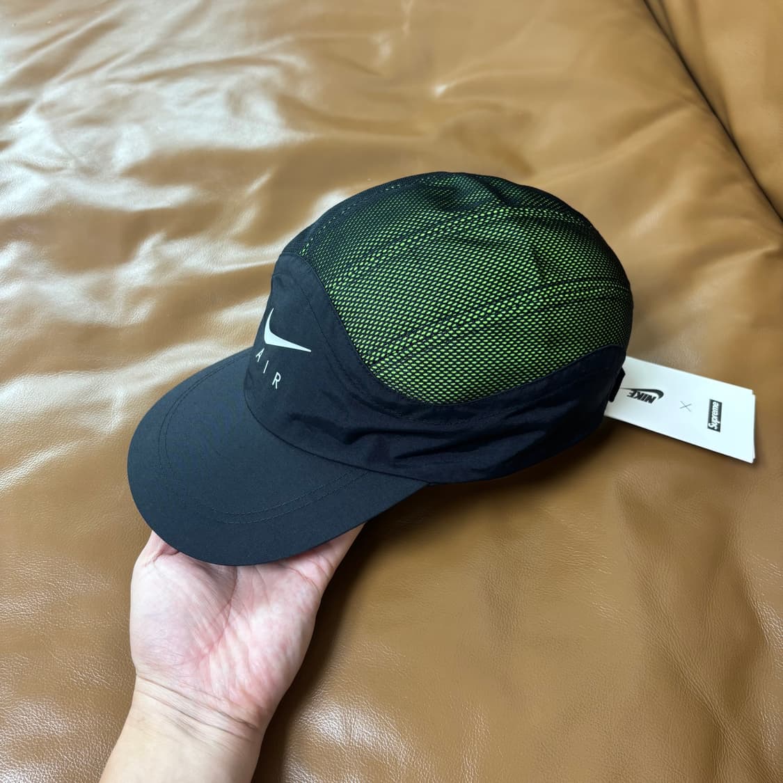 Supreme x Nike 슈프림x나이키 트레일 블랙 러닝 캠프캡 모자 상품이미지4