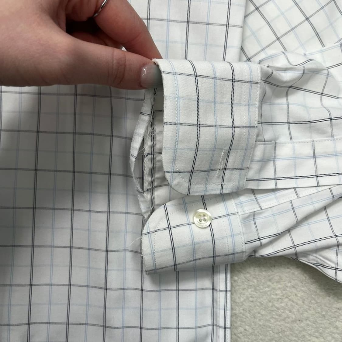 BROOKS BROTHERS 체크 셔츠 16½-33 상품이미지7