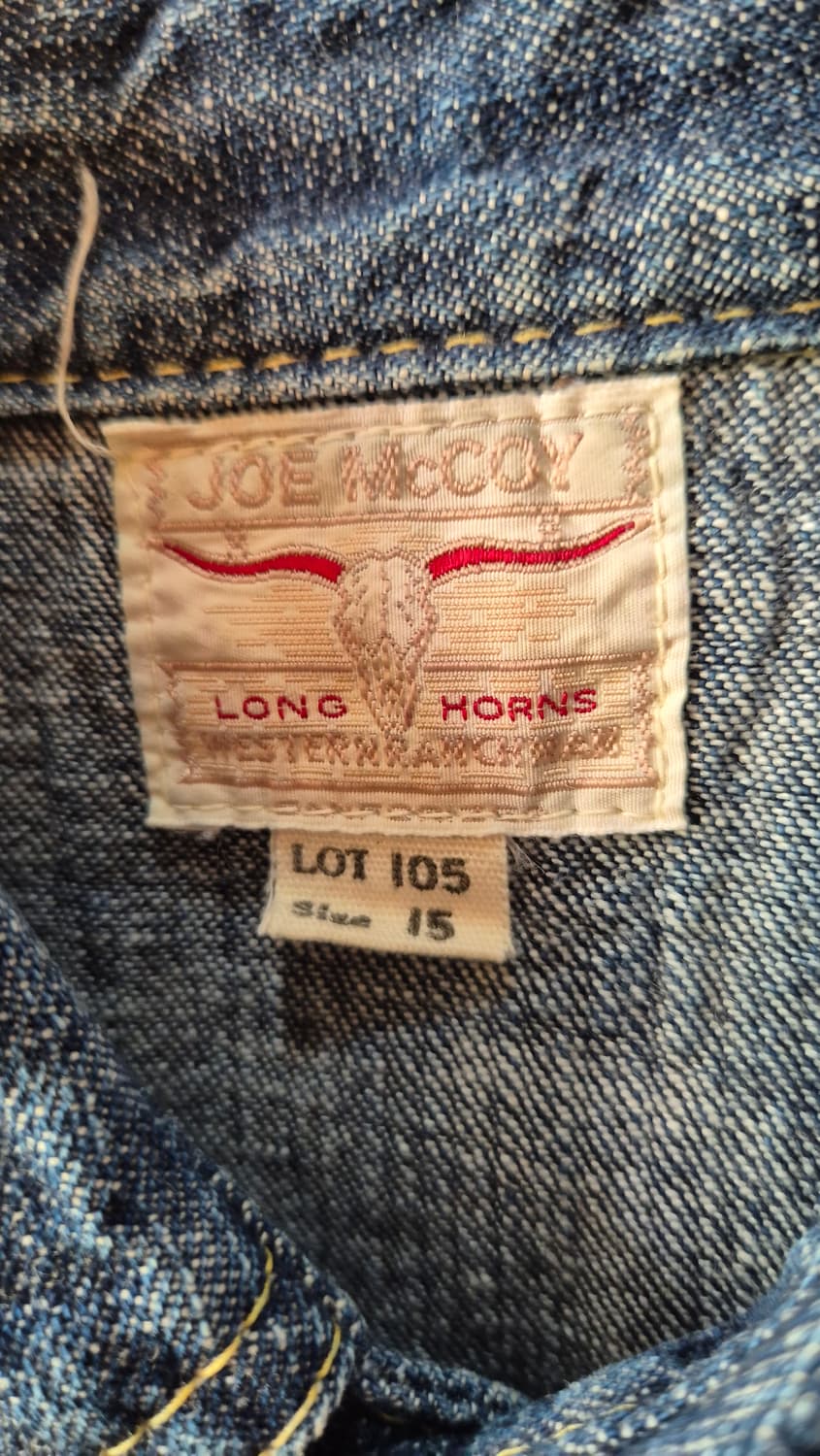 조맥코이 데님 웨스턴 셔츠 상품이미지2