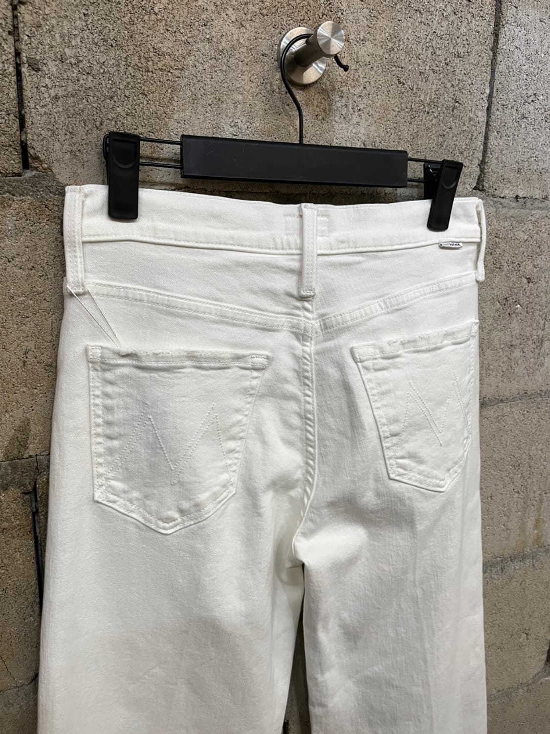 마더 화이트 코튼 팬츠 상품이미지9