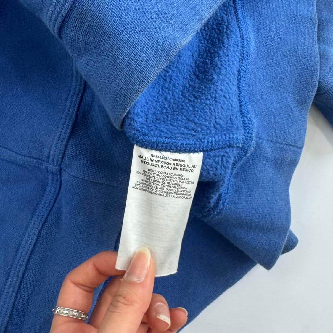 Nike 나이키 화이스 스우시 블루 맨투맨 상품이미지7