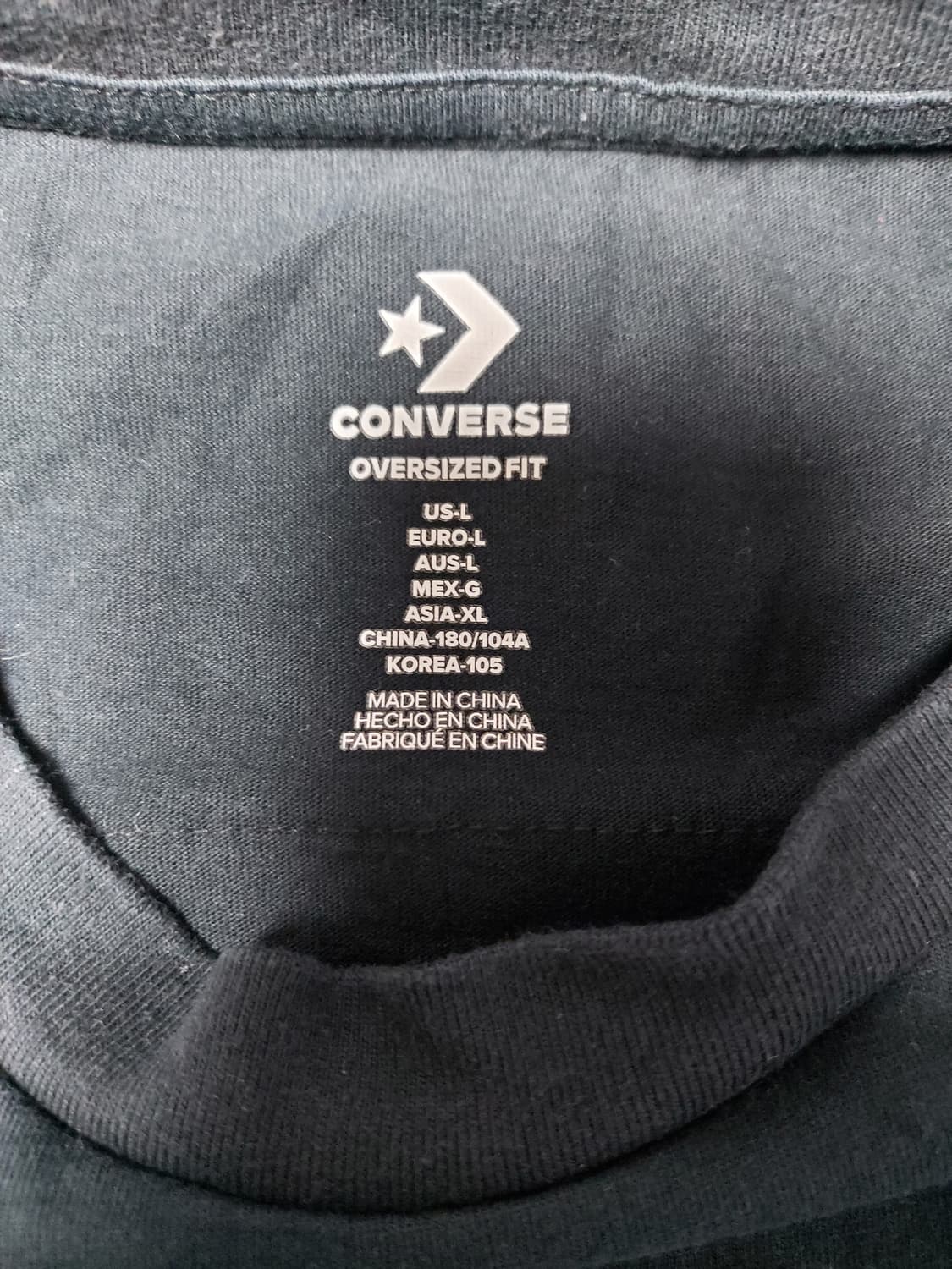 컨버스 애플리케 단슬리브 티셔츠(105)오버핏

 상품이미지6