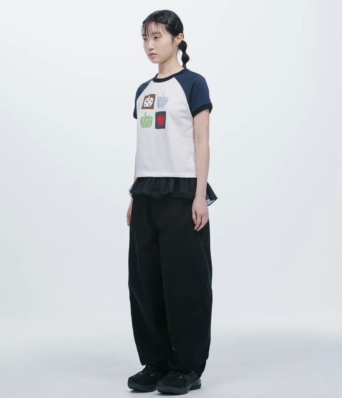 OHESHIO APPLE RAGLAN T-SHIRT 상품이미지4