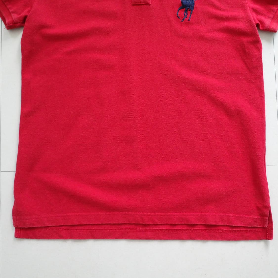 90s 폴로 오리지널 MADE IN USA 빅포니 카라티 XL 상품이미지4