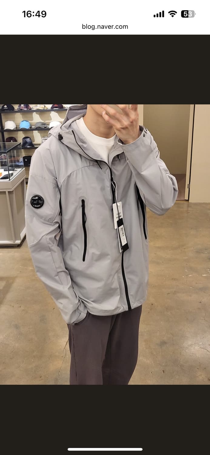 CP컴퍼니 16CMOW403A 프로텍 후드 자켓 그레이 48 상품이미지2