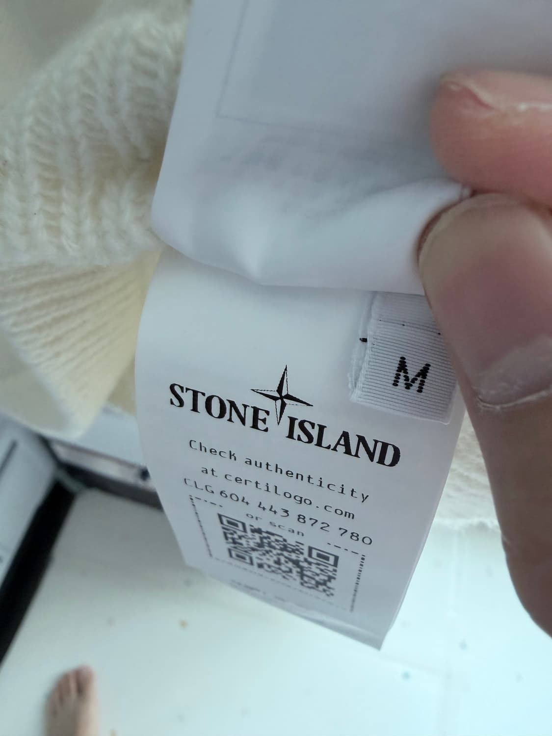 [M] 스톤아일랜드 울 니트 반집업 상품이미지6