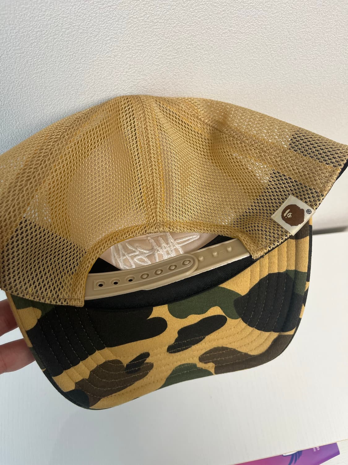 스투시 베이프 트러커켑 옐로우 상품이미지4