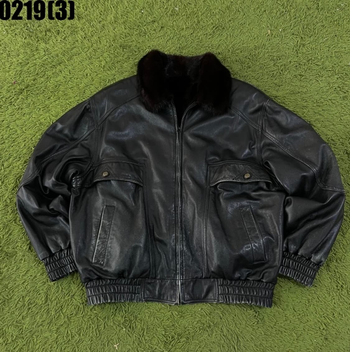 빈티지 레더 가죽자켓 상품이미지1