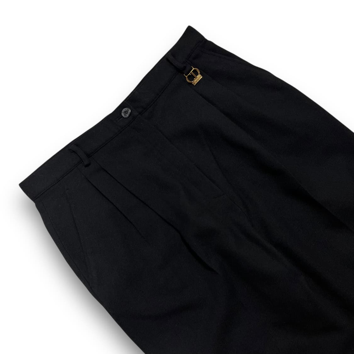 크리스찬 디올 스포츠 90s CD 금장 로고 울 락시크 슬랙스 상품이미지3