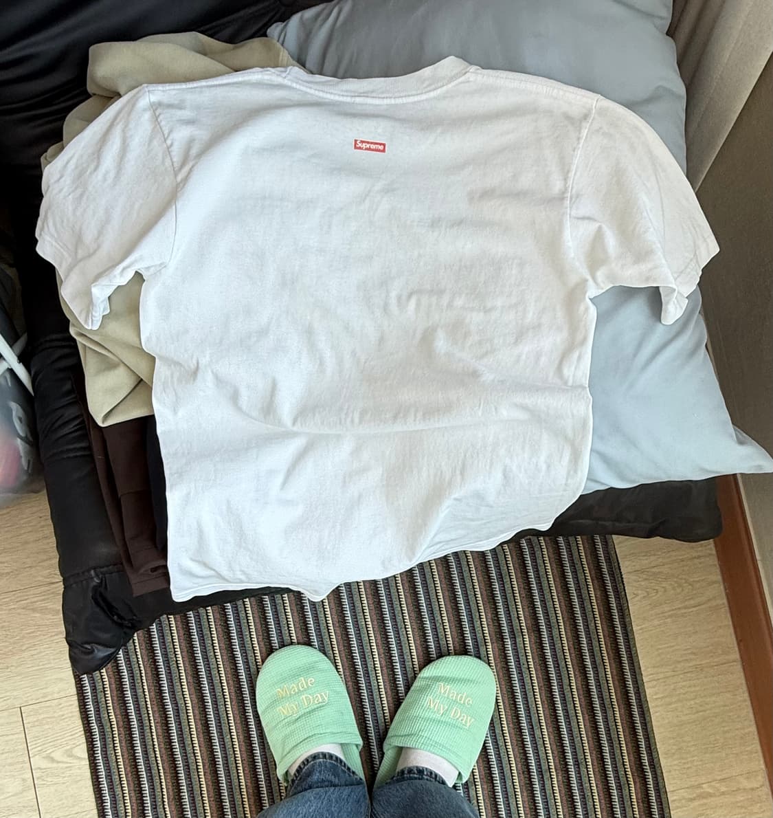 10ss 올드 슈프림 카오스 반팔 티셔츠 상품이미지2