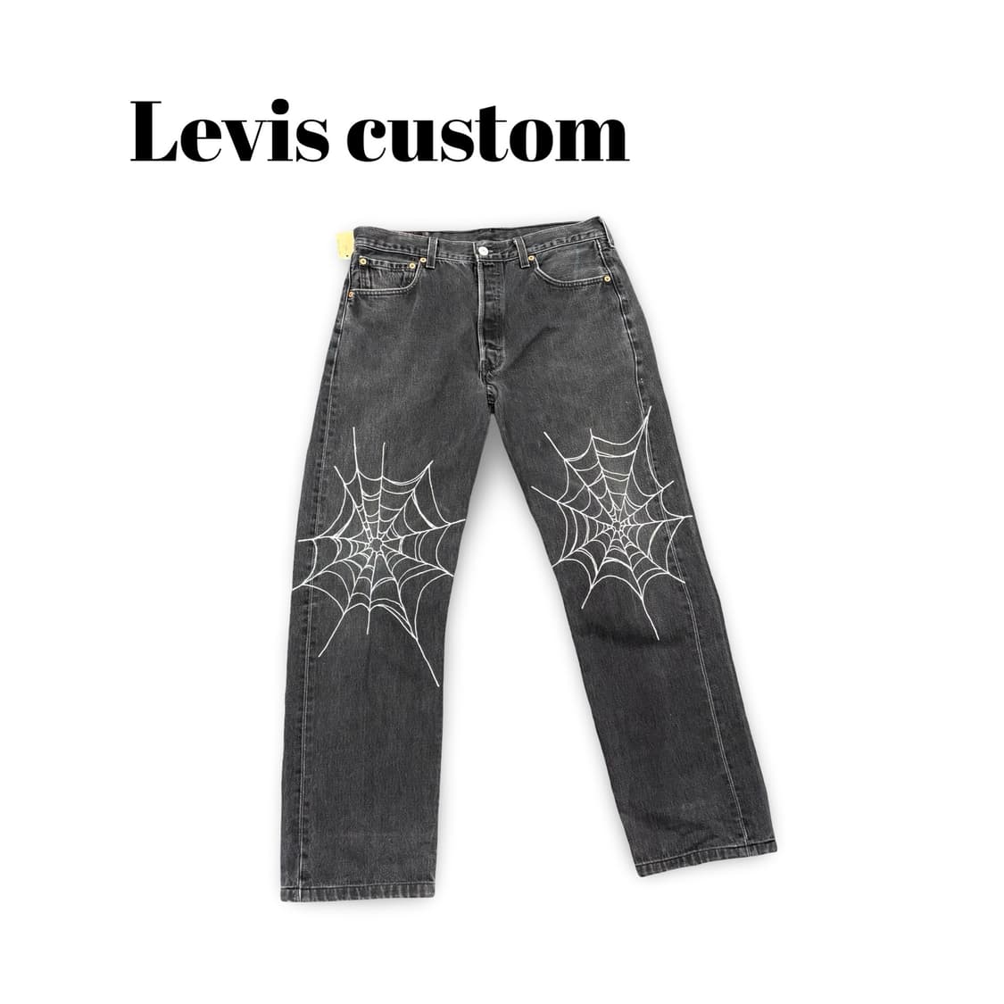 32)리바이스501커스텀 스파이더웹데님 상품이미지1