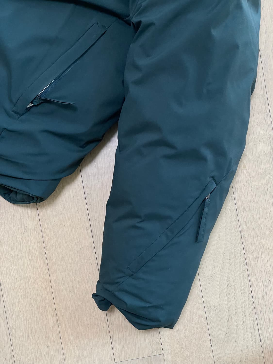 쿠어 워터 리펠런트 구스다운 점퍼 S (터콰이즈) 상품이미지7