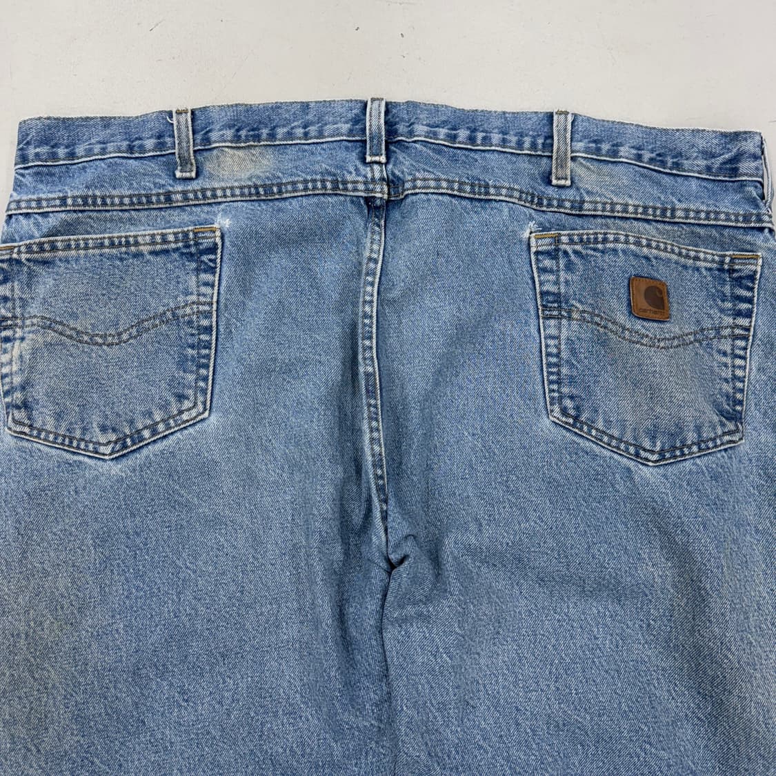 칼하트 OG 가죽패치 워싱 워크 데님팬츠 상품이미지6