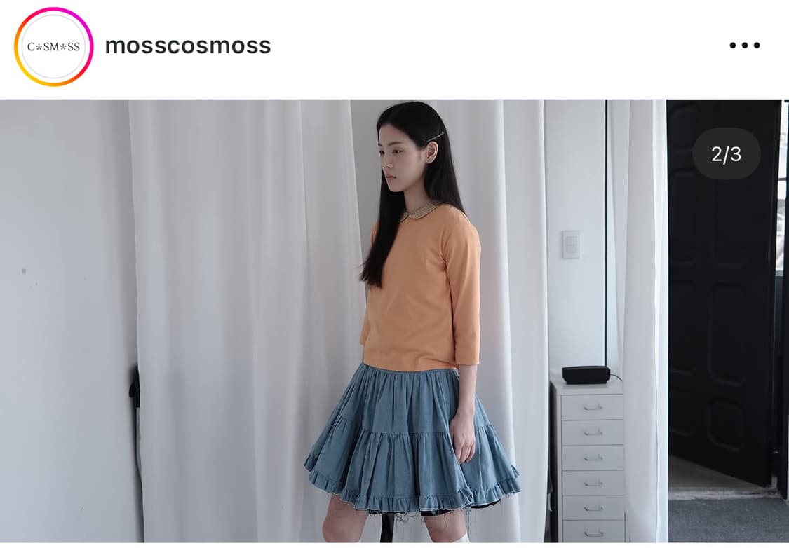 Cosmoss 코스모스 컷오프 발레리나 스커트 상품이미지3