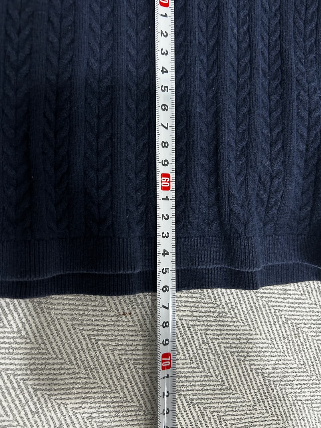 타미힐피거 스트라이프 케이블 니트 여성 M 상품이미지9