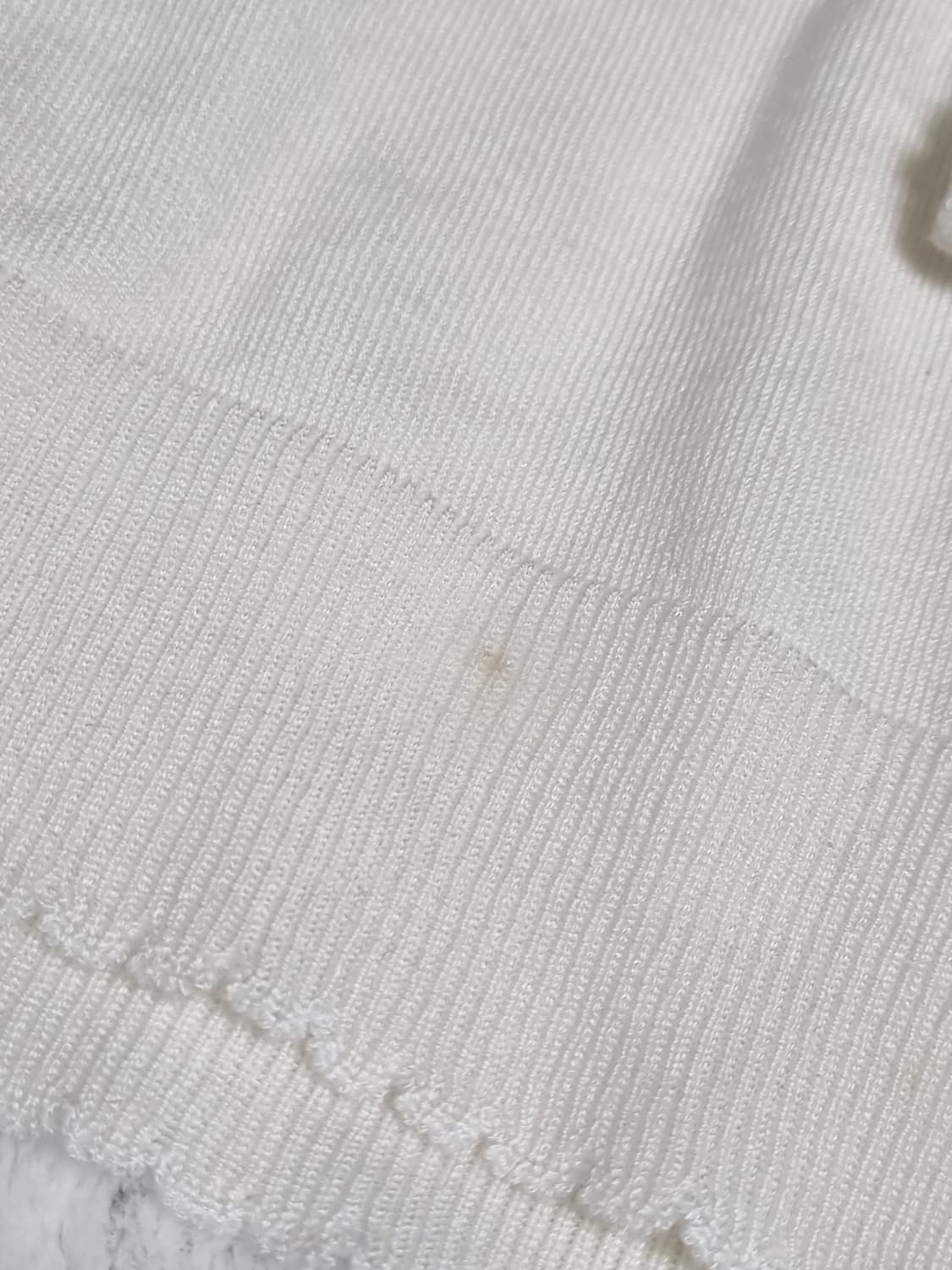 일본 빈티지 일브 아이보리 레이스 니트 상품이미지8