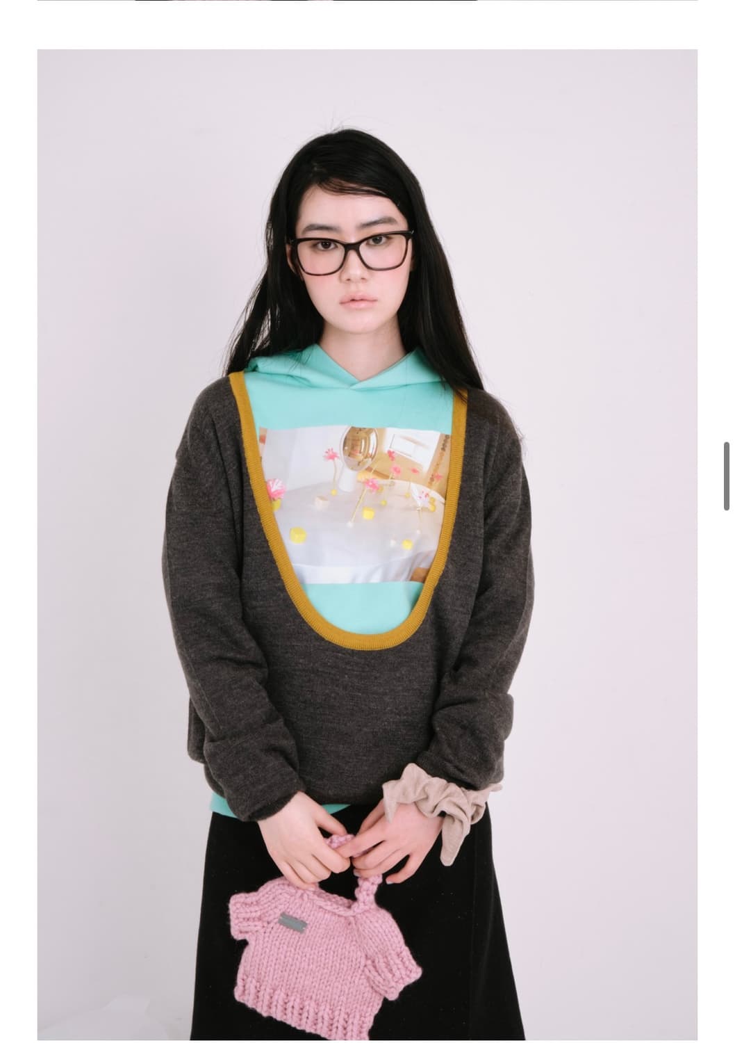 나비버스 Poulou Knit_Charcoal 상품이미지1