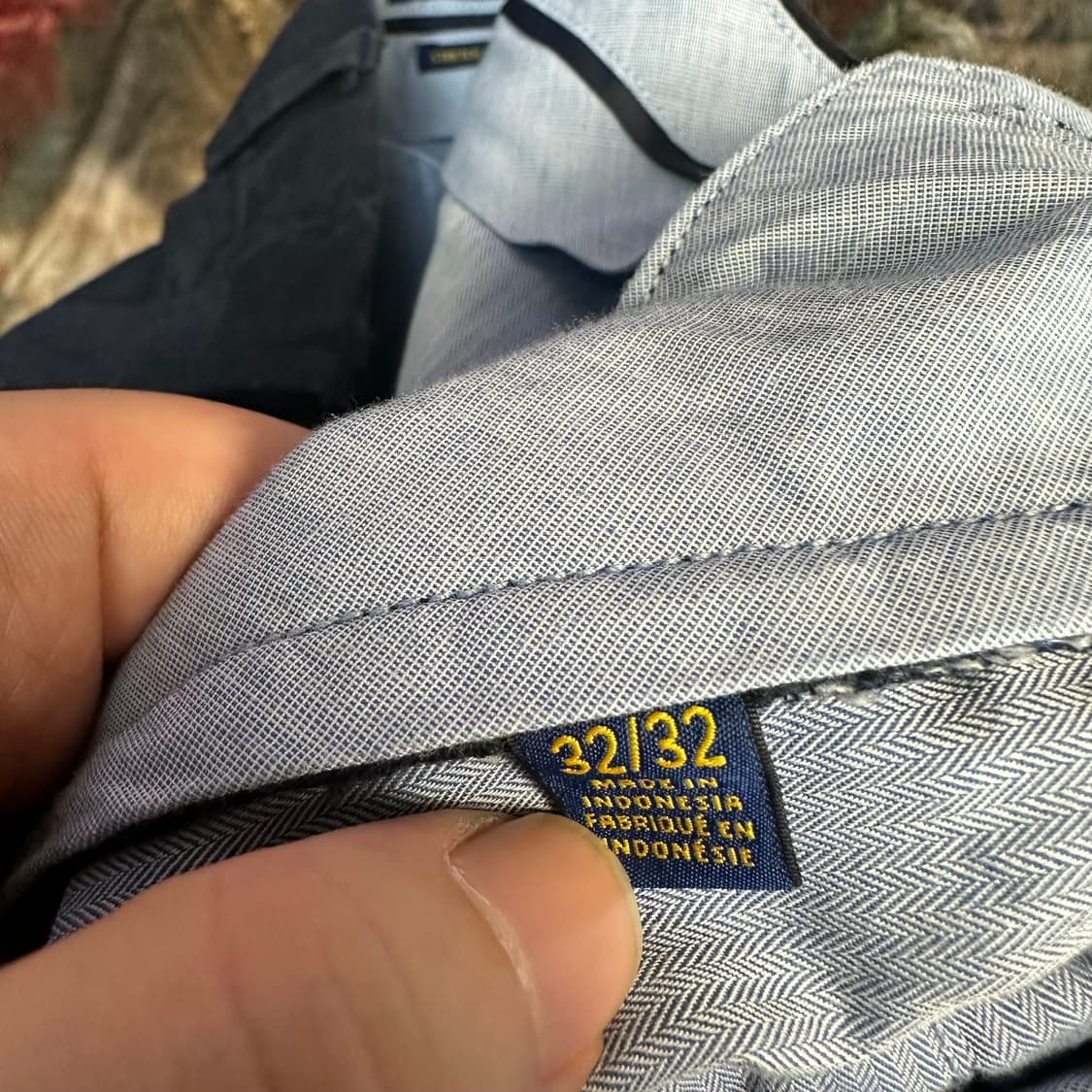 폴로 랄프로렌 신형 슬림스트레이트핏 네이비치노팬츠 32 상품이미지5