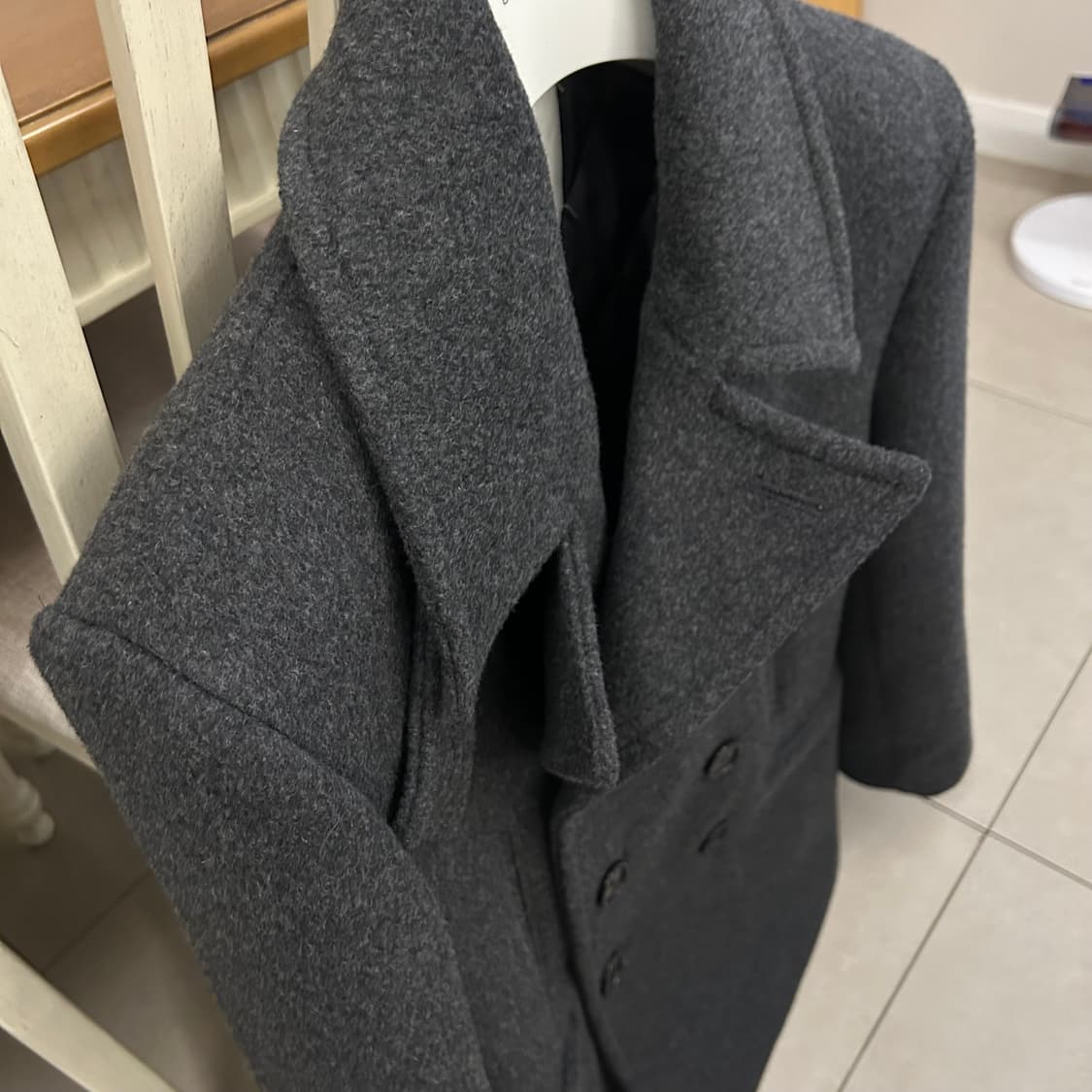 던스트 울 하프코트(누빔 안감) 상품이미지3