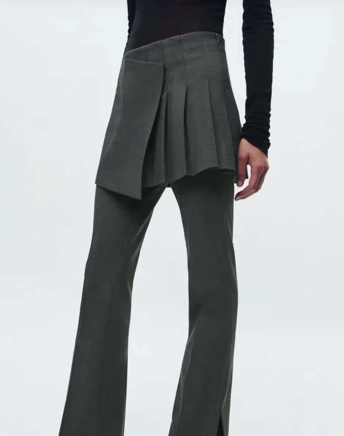 Zara 자라 ZW컬렉션 박스 플리츠 스커트팬츠 7563/266 상품이미지1