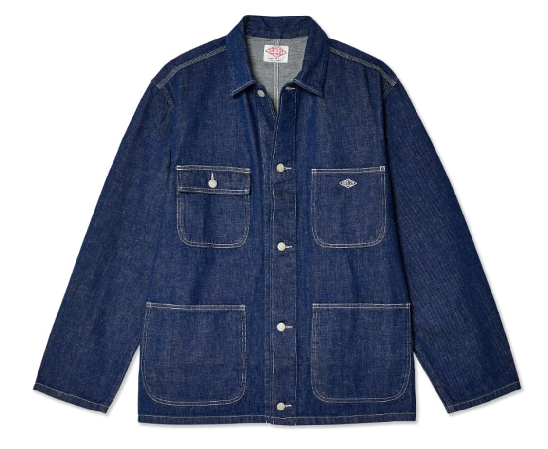 DANTON 단톤 데님 커버올 워크 자켓 상품이미지1
