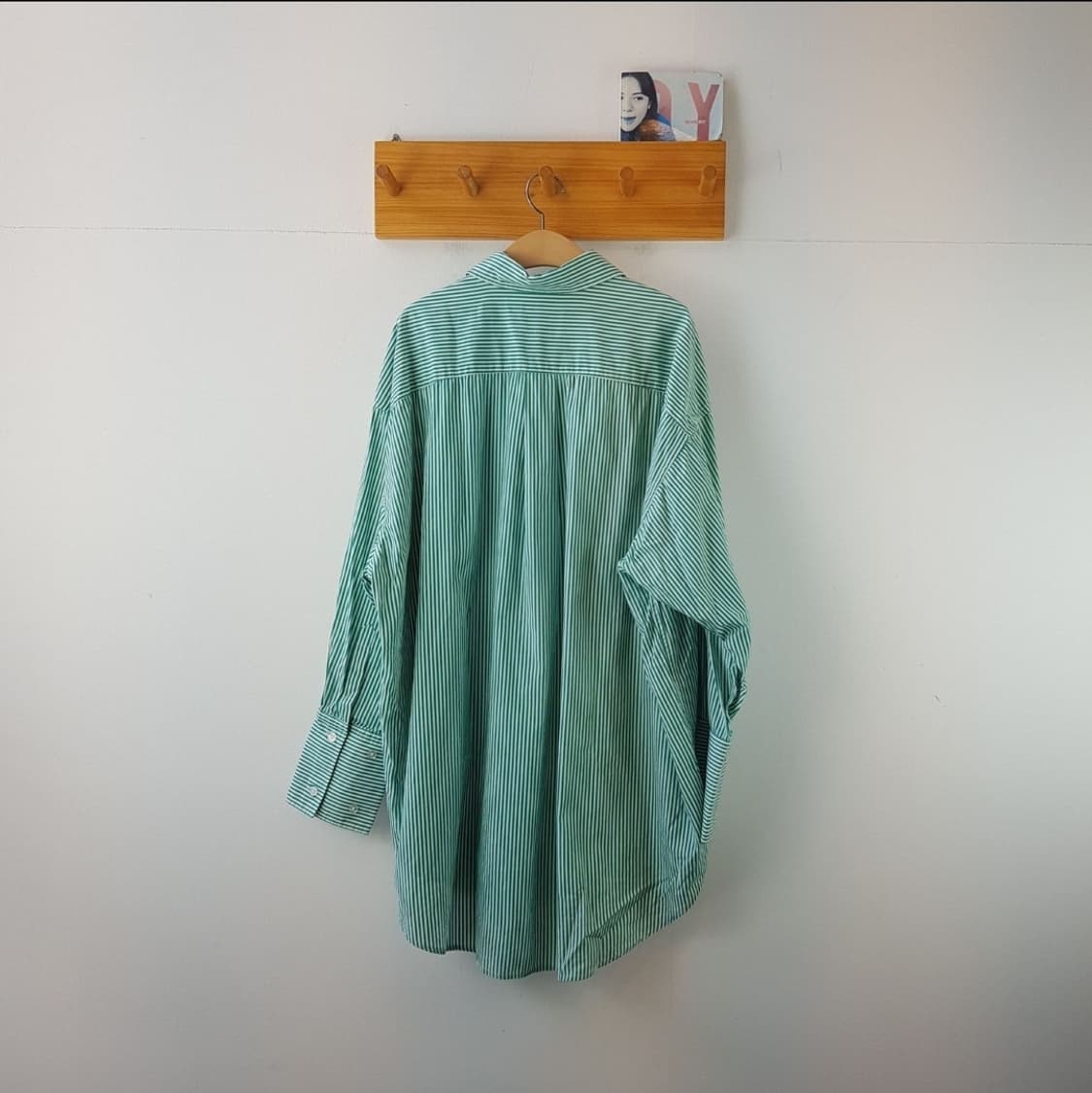 프릭스토어 컬러 스트라이프 빅셔츠 상품이미지4