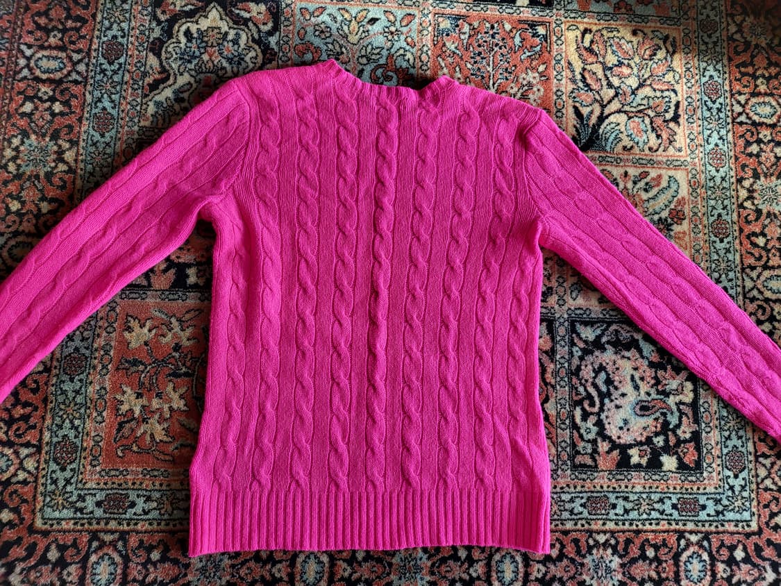 국내택 정품 폴로 랄프로렌 울캐시미어 니트 스웨터 상태 최상  상품이미지6