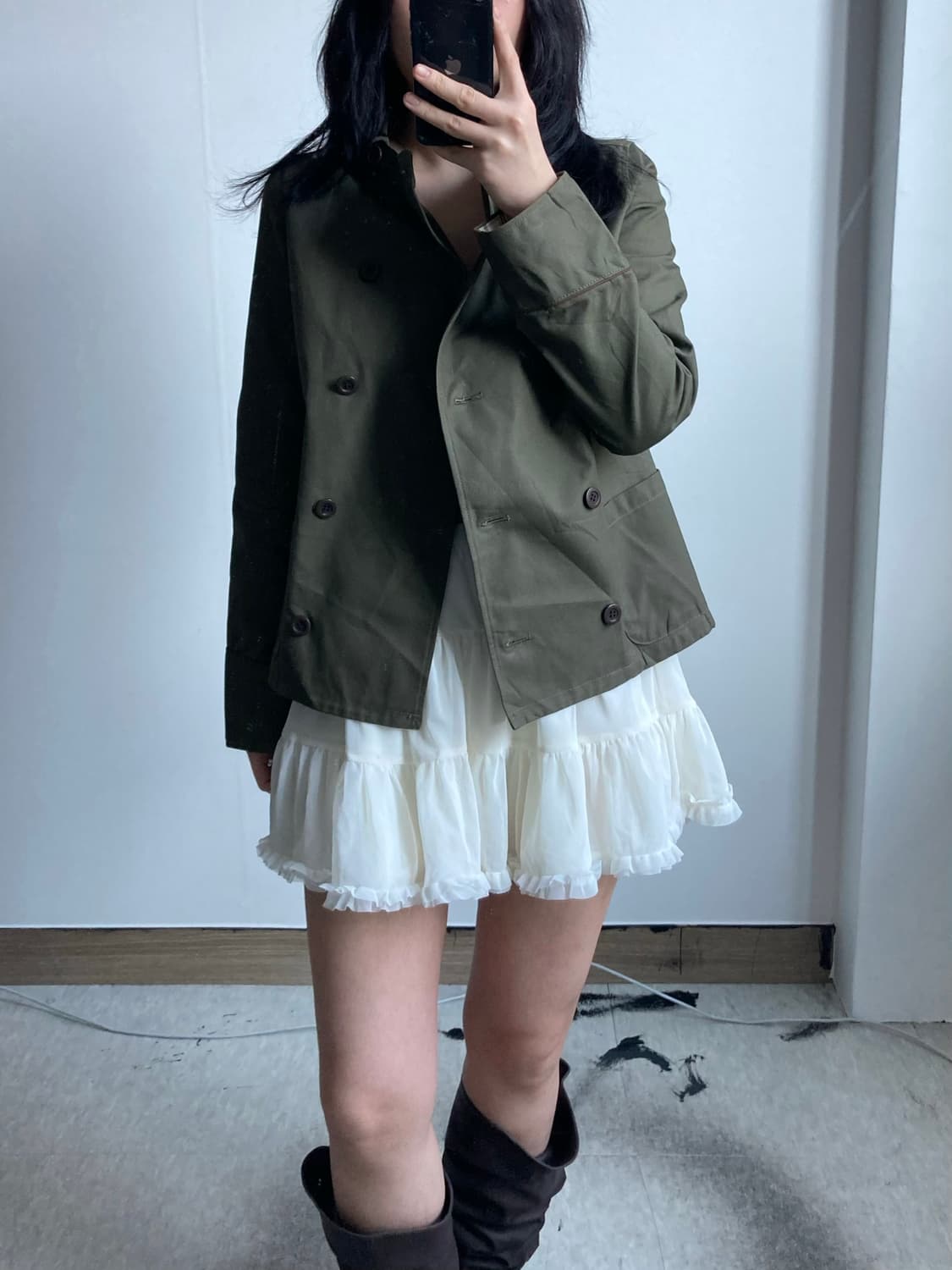 빈티지 더블 버튼 자켓 상품이미지1