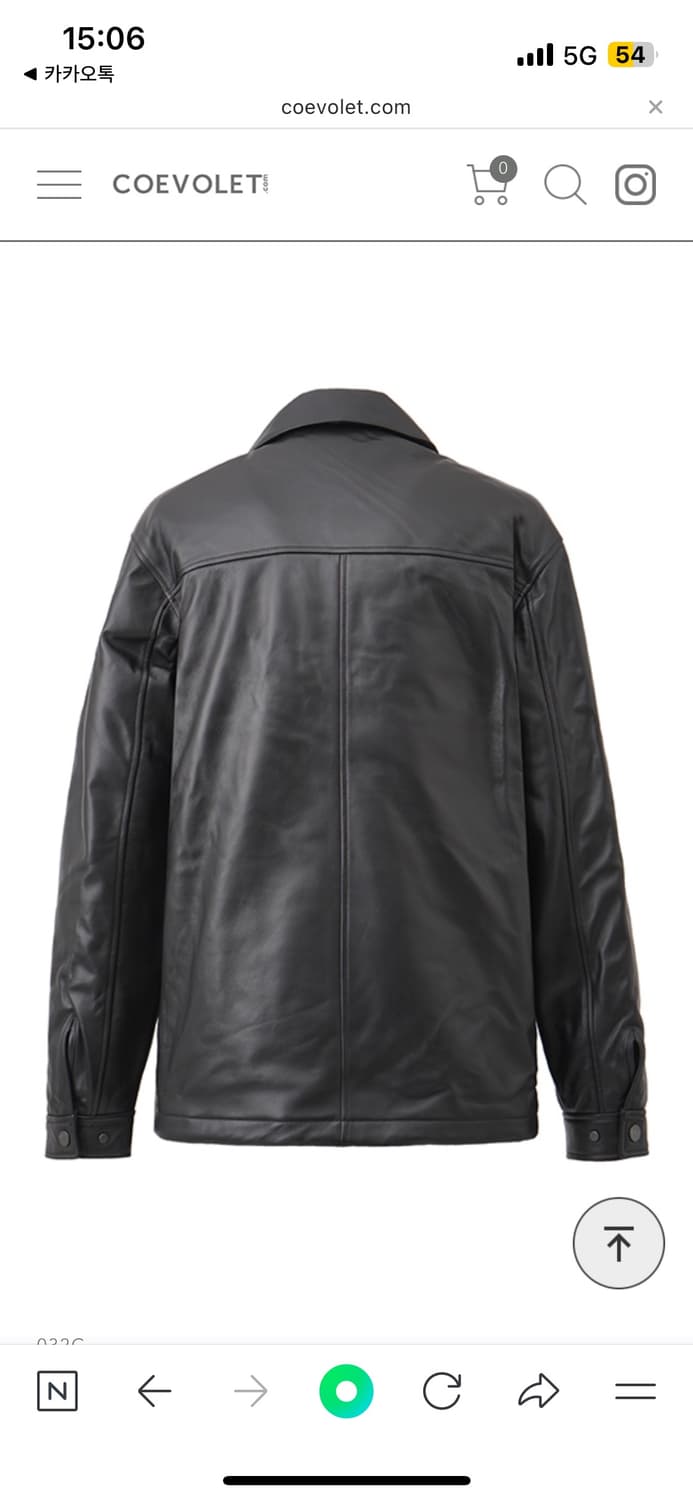 032c 레더 코치 자켓 (XL) 상품이미지4