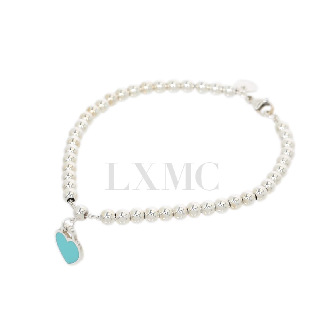 리턴 투 티파니 비드 브레이슬릿 티파니블루 하트 4MM 실버팔찌 상품이미지5