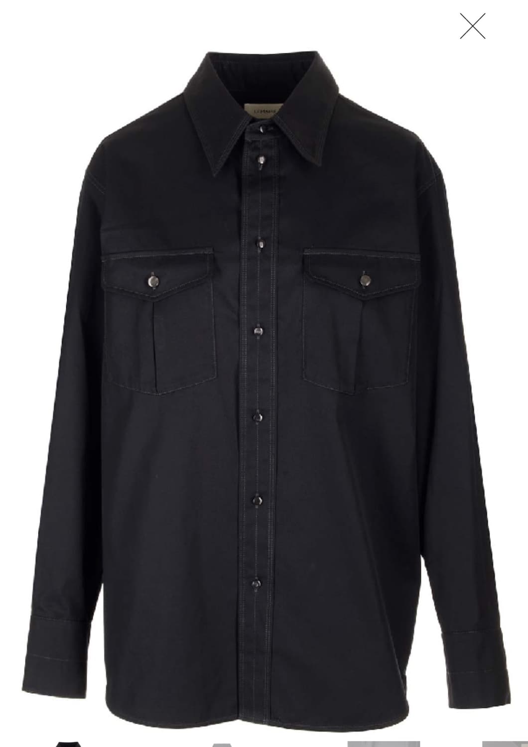 (구매) 르메르 릴렉스 웨스턴 코튼 셔츠(50,52사이즈) 상품이미지1