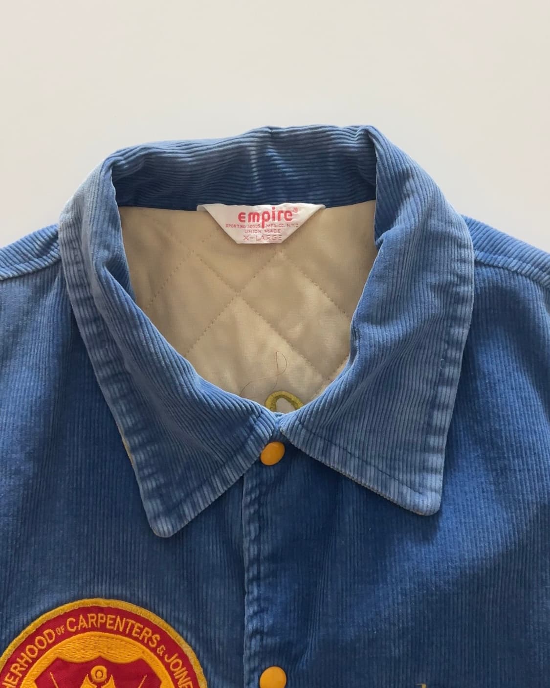 80-90년대 빈티지 엠파이어 코듀로이 바시티 자켓 XL 상품이미지2