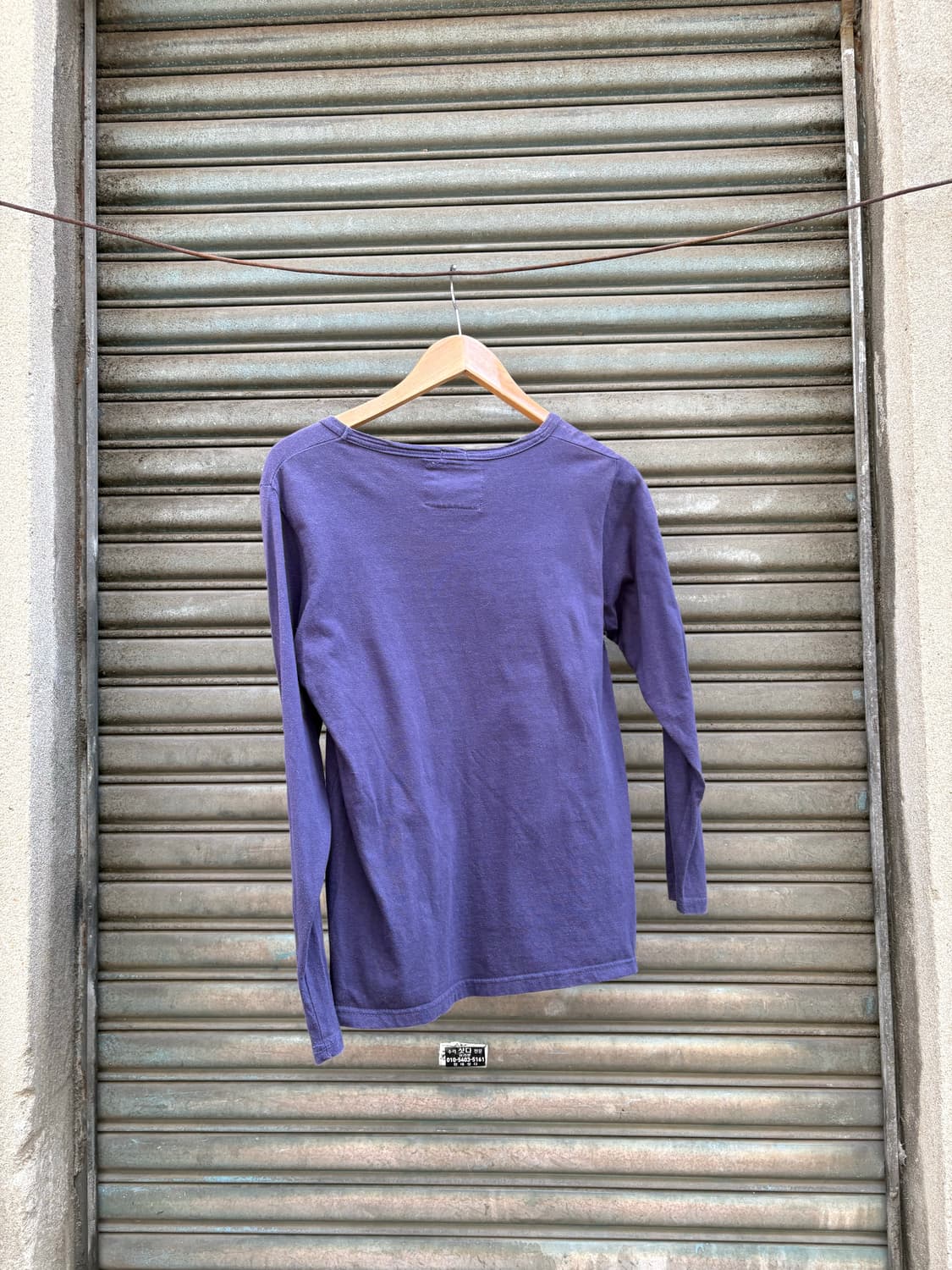 Y2k빈티지 퍼플 롱슬리브 상품이미지2