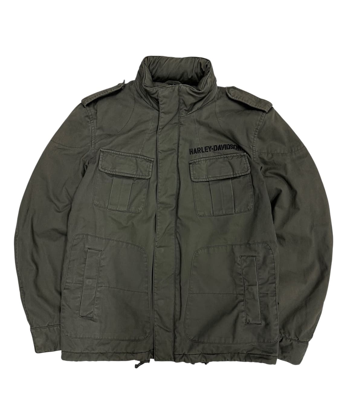 00s 할리데이비슨 밀리터리 자켓 카키 (S~L) 상품이미지4