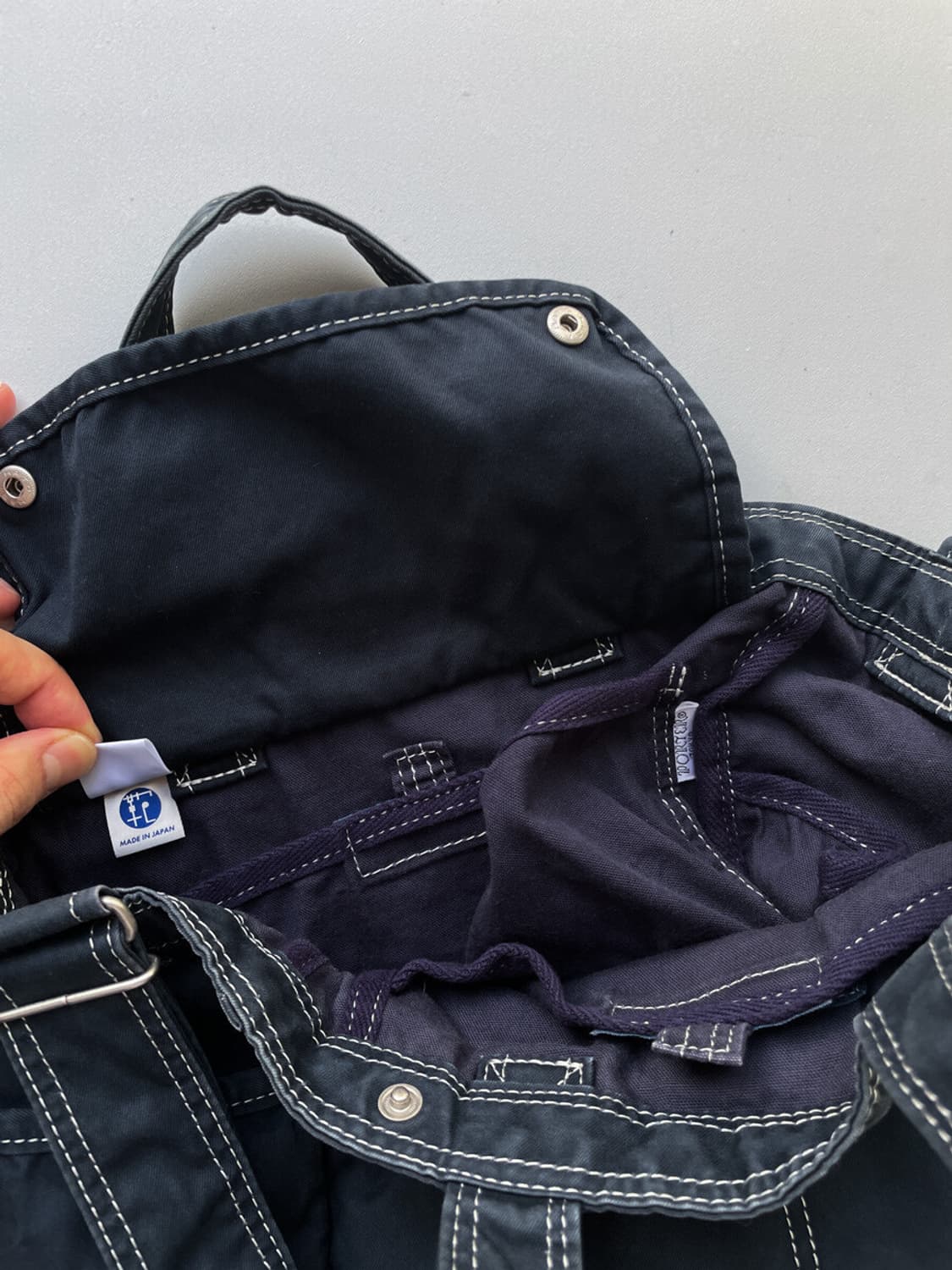 요시다포터 2way 토트백 내츄럴인디고 컬러 상품이미지8