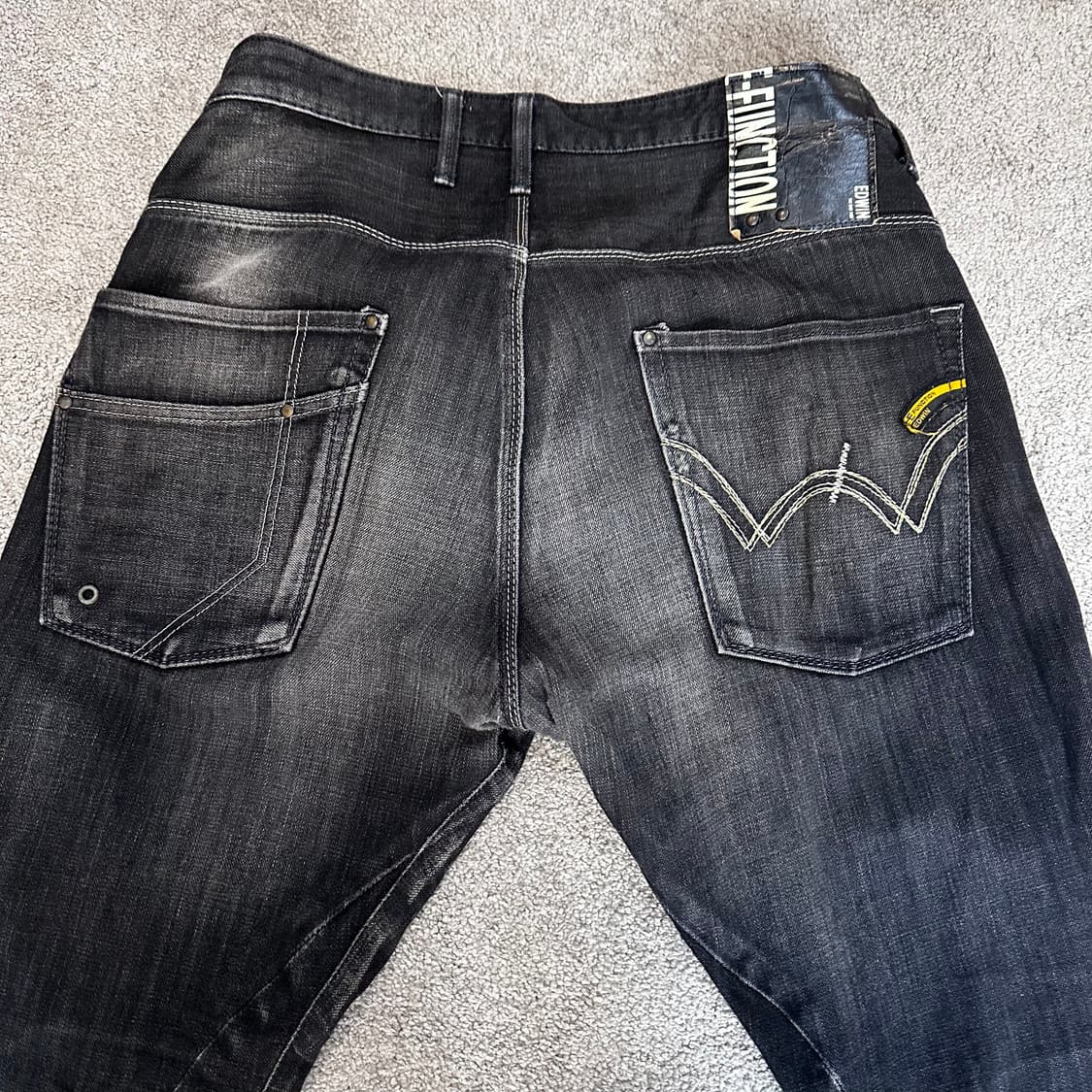 에드윈 이펑션 엔지니어드 흑청 데님 팬츠(33) 상품이미지3