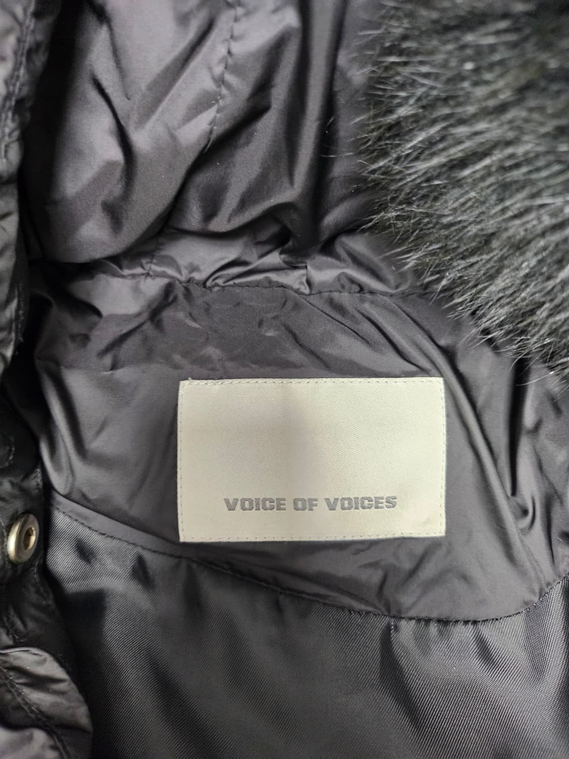 VOV 폭스 퍼 구스다운 롱 패딩 M 상품이미지2