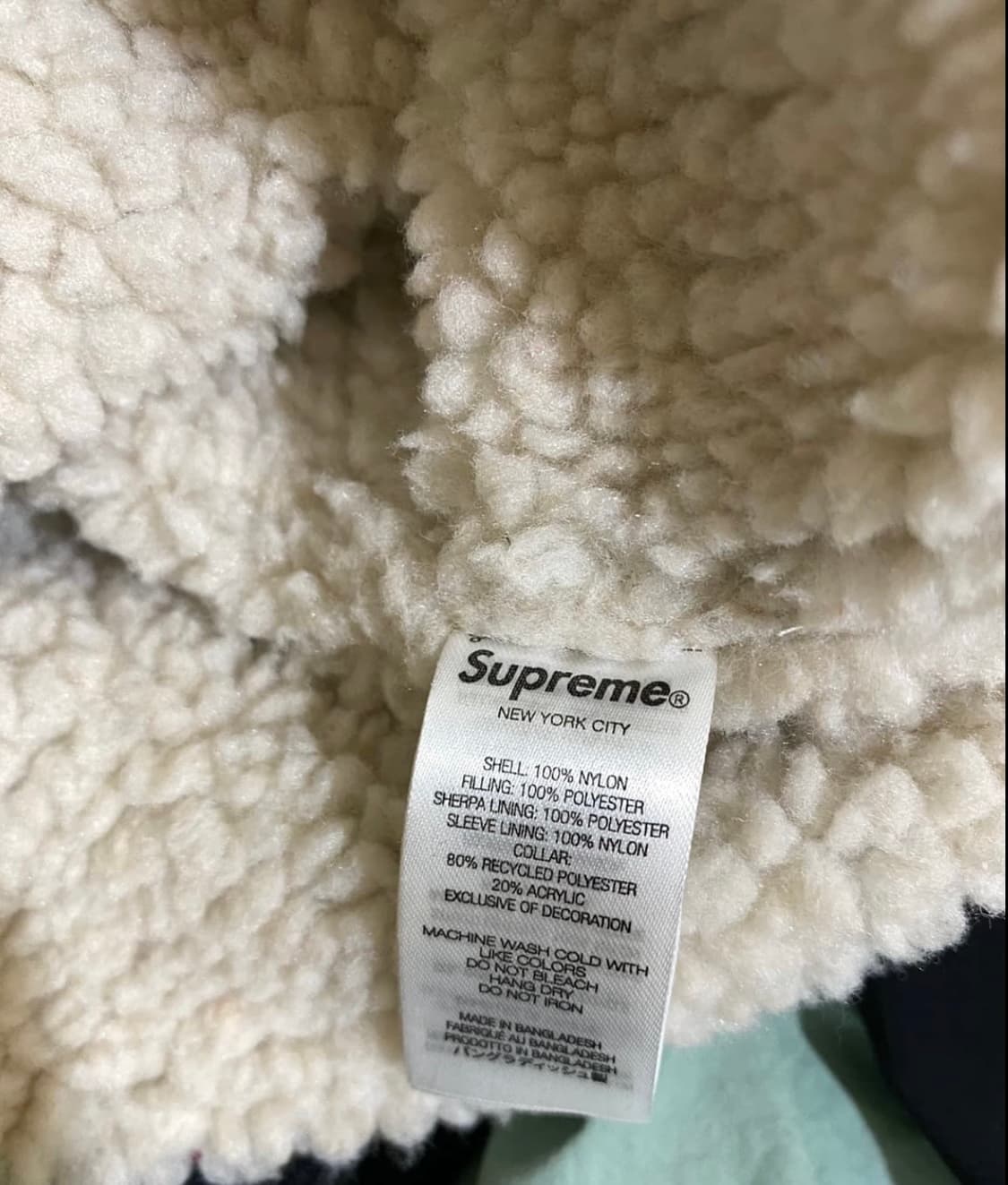 슈프림 디키즈 퍼 칼라 봄버자켓 블랙 m 상품이미지7