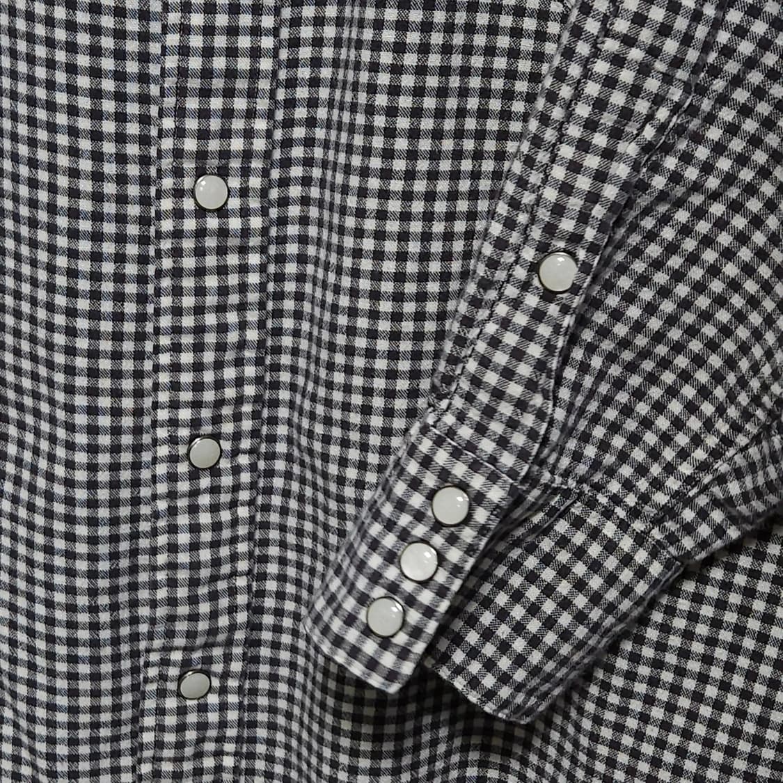 XL)POLO 폴로 랄프로렌 깅엄체크 웨스턴 긴팔 셔츠 상품이미지3